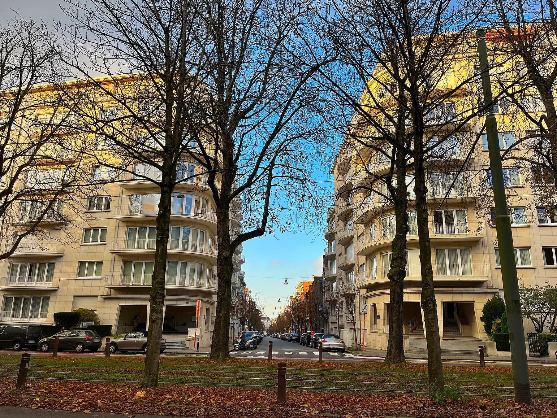 L'avenue Winston Churchill à Uccle
