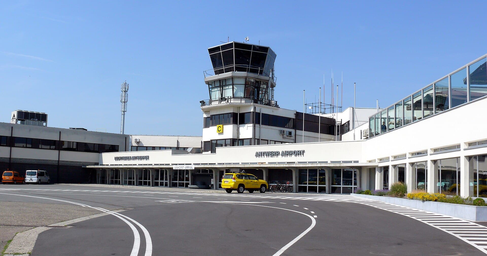 Tour de contrôle de l'aéroport d'Anvers